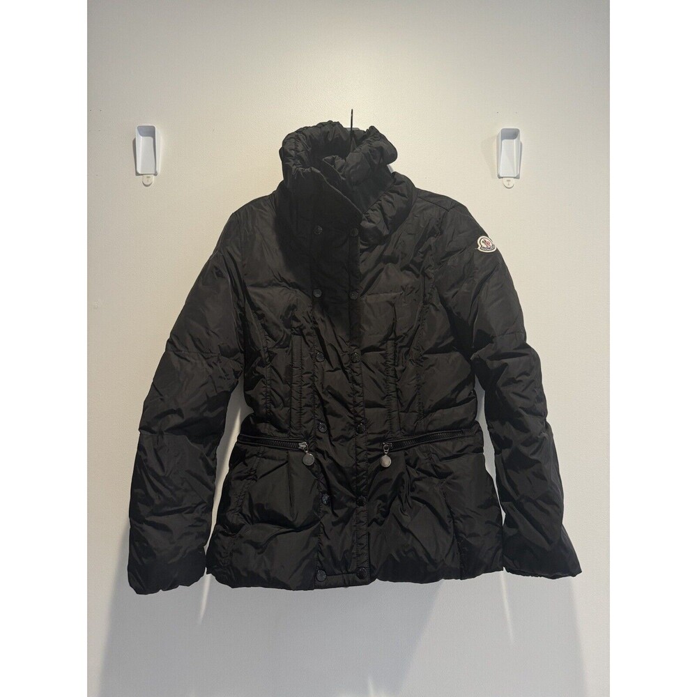 Moncler Women’s Down Jacket Black/Navy Size 1